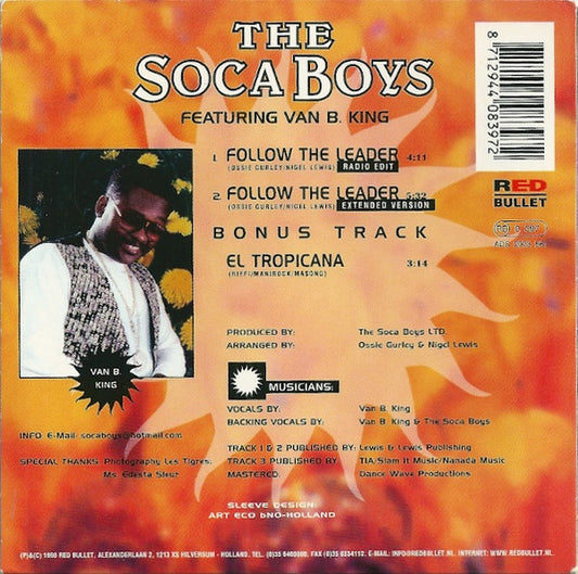 Soca Boys Featuring Van B. King : Follow The Leader (CD, Single)