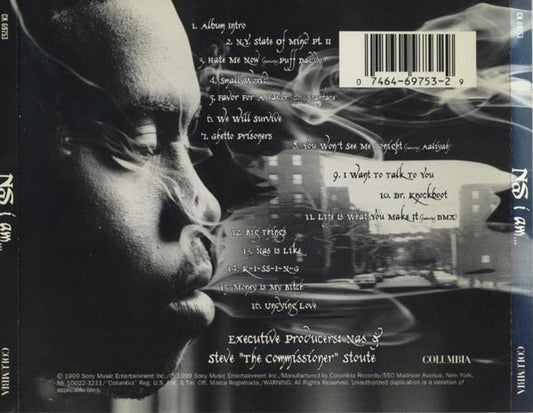 Nas : I Am... (CD, Album, Cle)