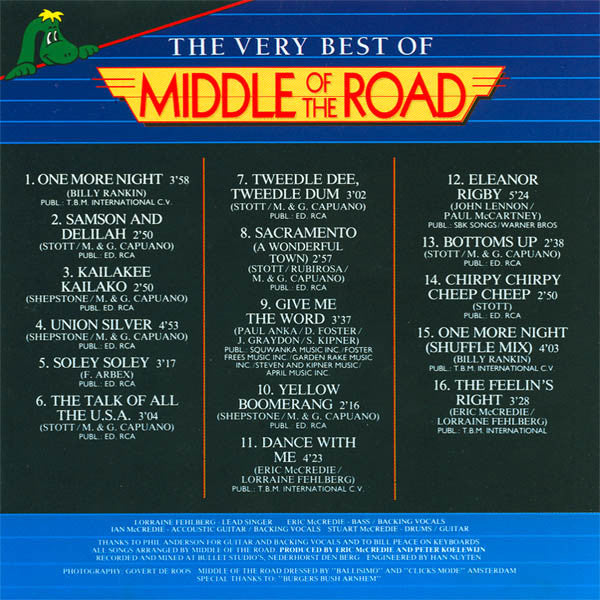Middle Of The Road : The Very Best Of Middle Of The Road (CD, Comp)