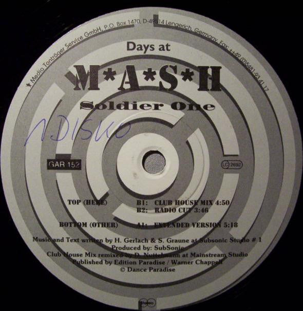 Soldier One : Days At M*A*S*H (12")