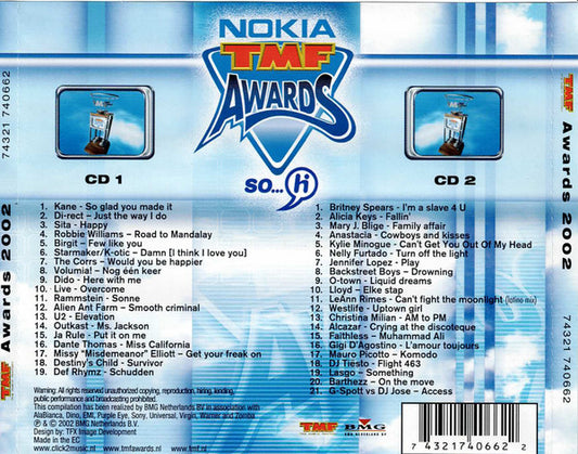 Various : Nokia TMF Awards 2002 (2xCD, Comp)