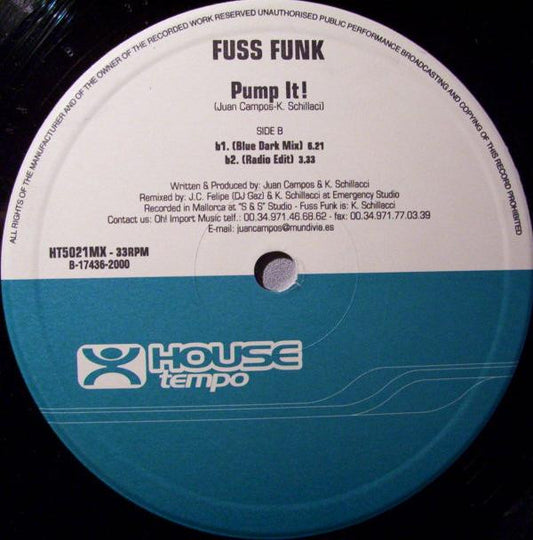 Fuss Funk : Pump It! (12")