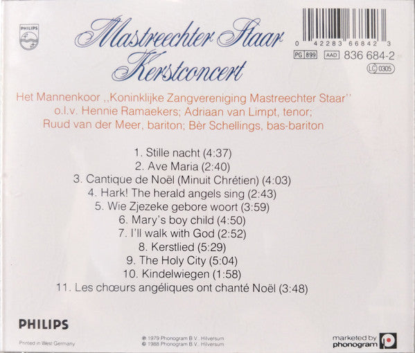 De Mastreechter Staar : Kerstconcert (CD, Album)