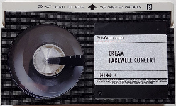 Cream (2) : Farewell Concert (Beta, PAL)