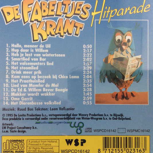 De Fabeltjeskrant : De Fabeltjeskrant Hitparade (CD, Comp)