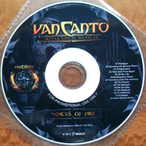 Van Canto : Voices Of Fire (CDr, Album, Promo)