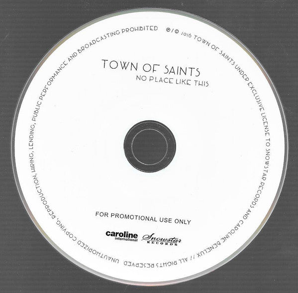 Town Of Saints : No Place Like This (CD, Album, Promo)