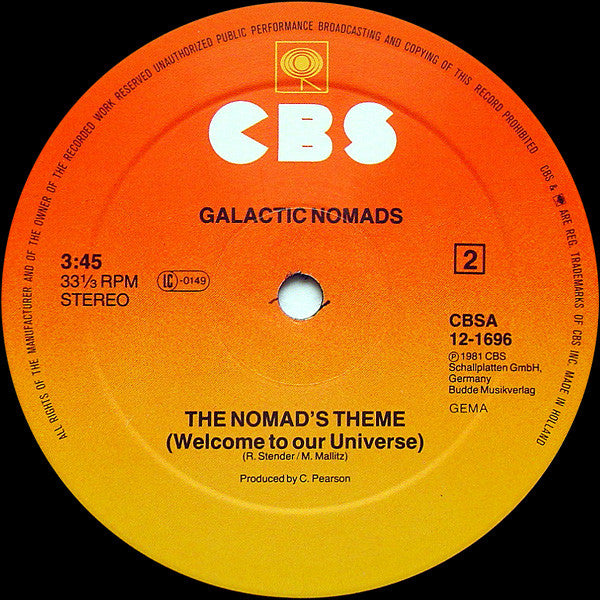 Galactic Nomads : Jupiter (12")