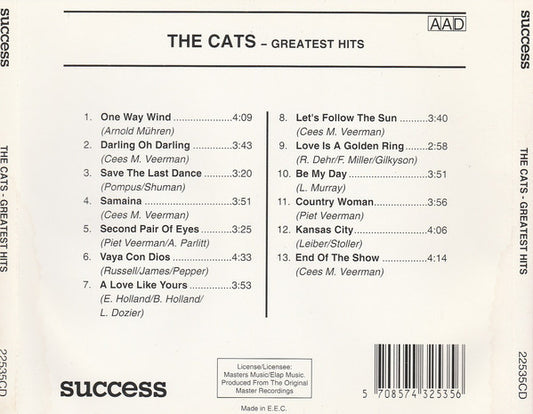 The Cats : Greatest Hits (CD, Comp)