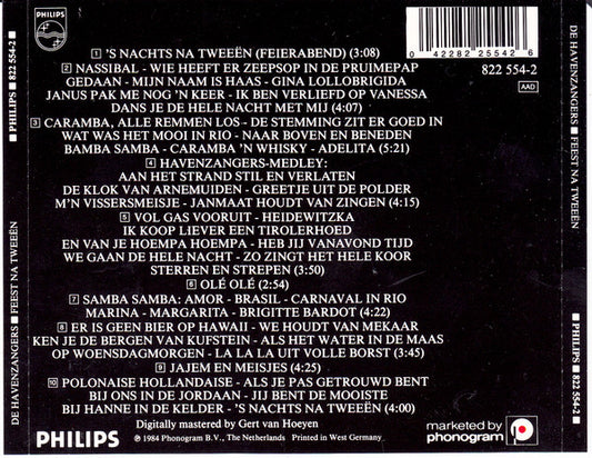 De Havenzangers : Feest Na Tweeën (CD, Album, RE)