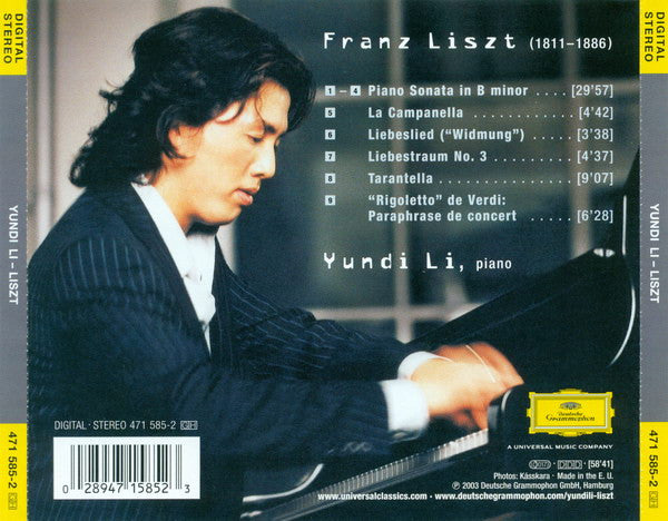 Yundi Li : Franz Liszt : Liszt (CD, Album)