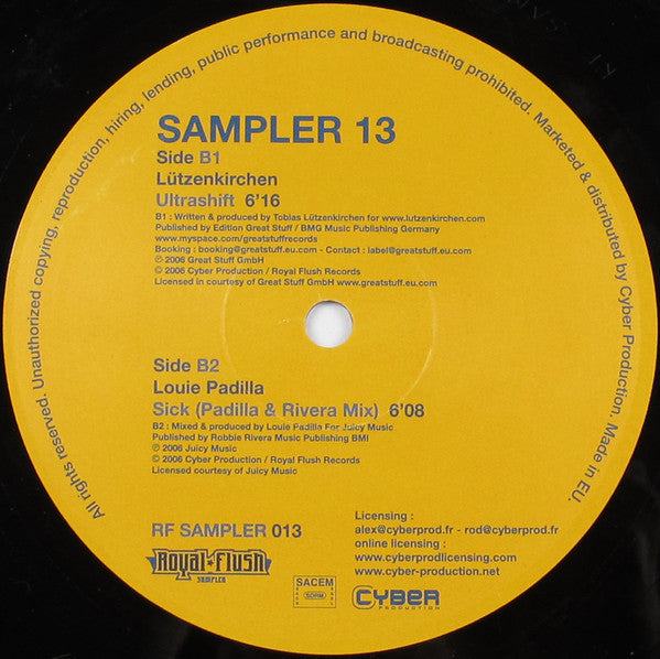 Various : Sampler 13 (12", Smplr)