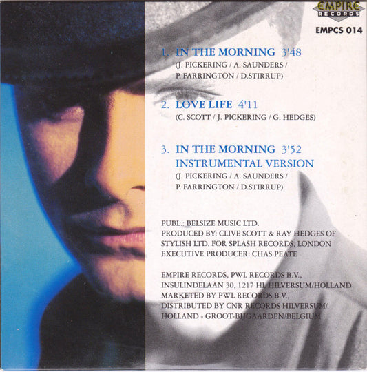 Jon Otis : In The Morning (CD, Single, Car)