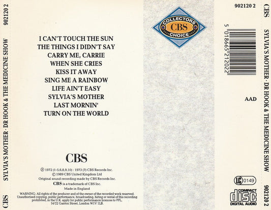 Dr. Hook & The Medicine Show : Sylvia's Mother (CD, Comp)