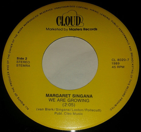 Malie Kelly, Margaret Singana : Nandi Theme (7")