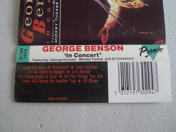 George Benson Featuring: George Duvivier, Mickey Tucker & Al Harewood : In Concert (Cass)