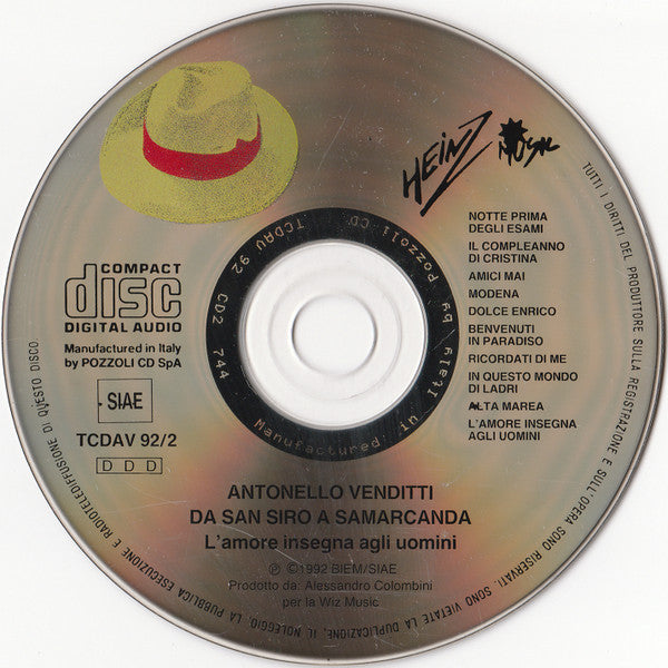 Antonello Venditti : Da San Siro A Samarcanda "L'Amore Insegna Agli Uomini" (2xCD, Album, Liv)