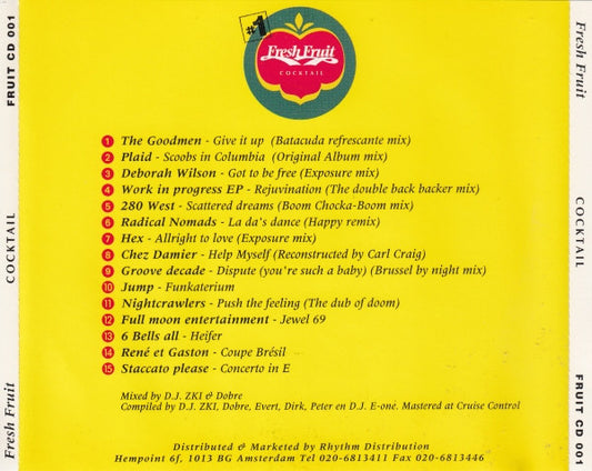 Various : Fresh Fruit Cocktail #1 (CD, Comp, Mixed)