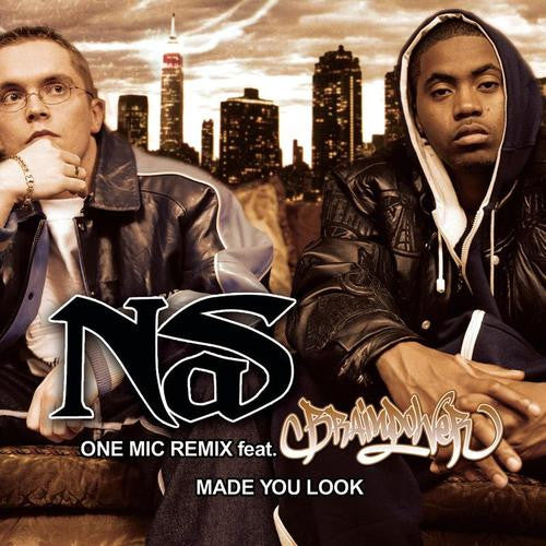 Nas Feat. Brainpower : One Mic (Remix) / Made You Look (CD, Single, Car)