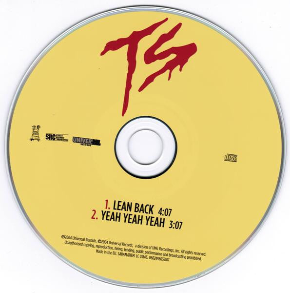 Terror Squad : Lean Back (CD, Single, Car)