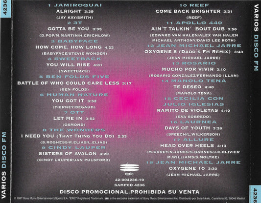 Various : Disco FM (CD, Comp, Promo)