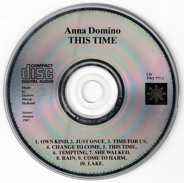 Anna Domino : This Time (CD, Album)