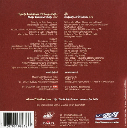 Trijntje Oosterhuis Ft. Candy Dulfer / Do : Merry Christmas Baby / Everyday Is Christmas (CD, Single, Enh)