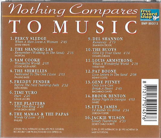 Various : Nothing Compares To Music (CD, Comp)