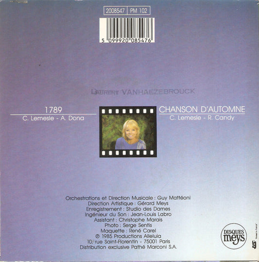 Isabelle Aubret : 1789 (7", Single)