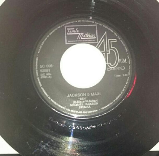 Michael Jackson / The Jackson 5 : Jackson 5 Maxi (7", Maxi, Ora)