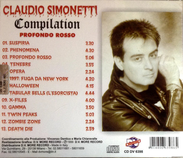 Claudio Simonetti : Profondo Rosso (CD)