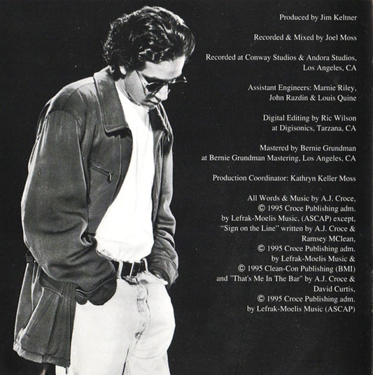 A.J. Croce : That's Me In The Bar (CD, Album)