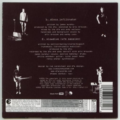 LCD Soundsystem : Disco Infiltrator (CD, Single, Copy Prot.)