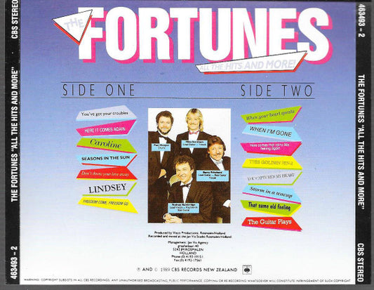 The Fortunes : All The Hits And More (CD, Comp)