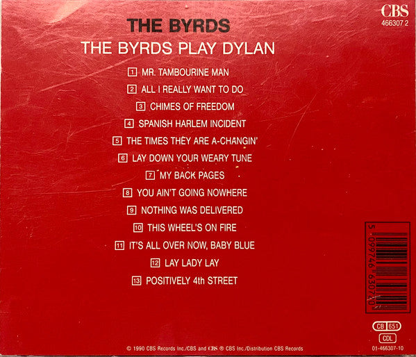 The Byrds : The Byrds Play Dylan (CD, Comp, RE)
