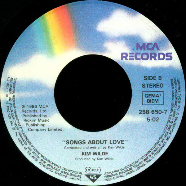 Kim Wilde : Schoolgirl (7", Single, Mat)