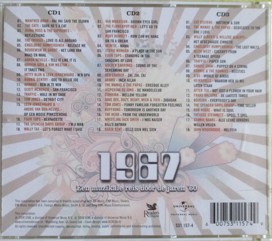 Various : Een Muzikale Reis Door De Jaren '60 - 1967 (3xCD, Comp)