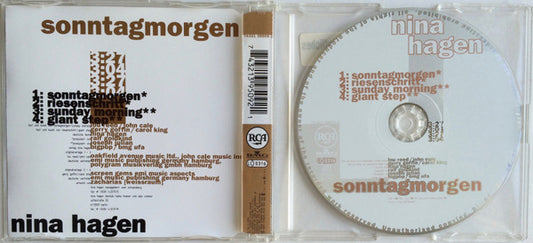 Nina Hagen : Sonntagmorgen (CD, Single)