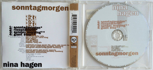 Nina Hagen : Sonntagmorgen (CD, Single)
