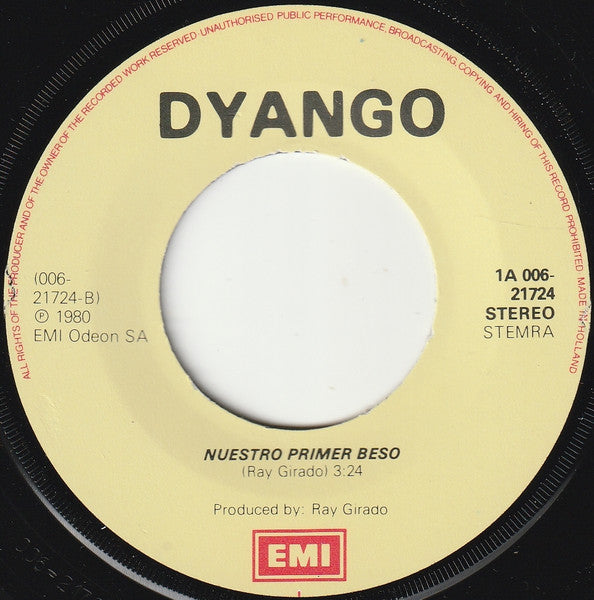 Dyango : Querer Y Perder (7", Single)