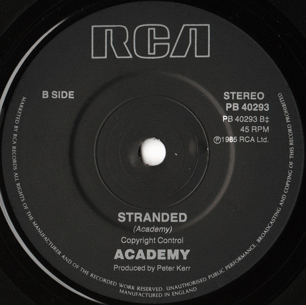 Academy : Stand Up! (7", Single)