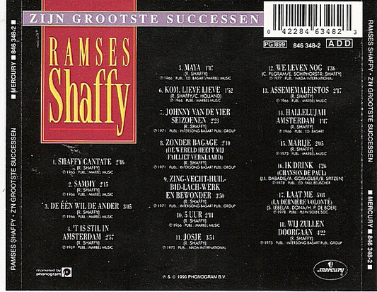 Ramses Shaffy : Zijn Grootste Successen (CD, Comp)