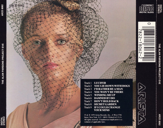 The Alan Parsons Project : Eve (CD, Album, RE, Den)