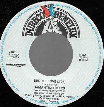 Samantha Gilles : Secret Love (7", Single)