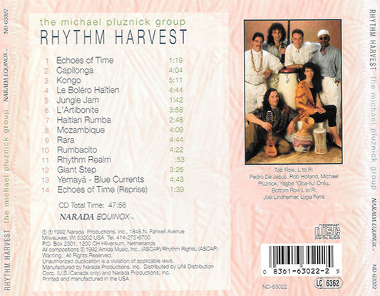 The Michael Pluznick Group : Rhythm Harvest (CD, Album)