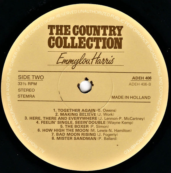 Emmylou Harris : The Country Collection - Emmylou Harris (LP, Comp)