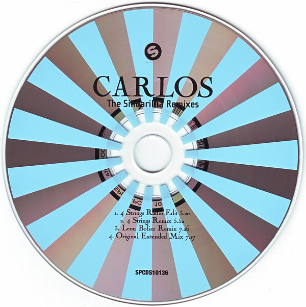 Carlos : The Silmarillia Remixes (CD, Single)