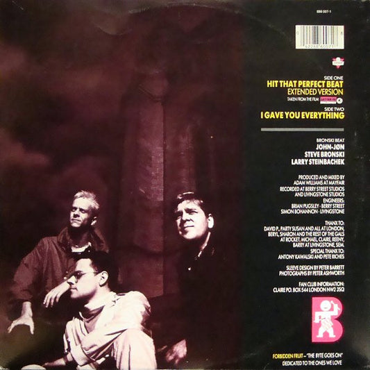Bronski Beat : Hit That Perfect Beat (12", EP)