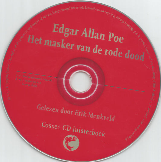 Edgar Allan Poe, Erik Menkveld : Het Masker Van De Rode Dood (CD)