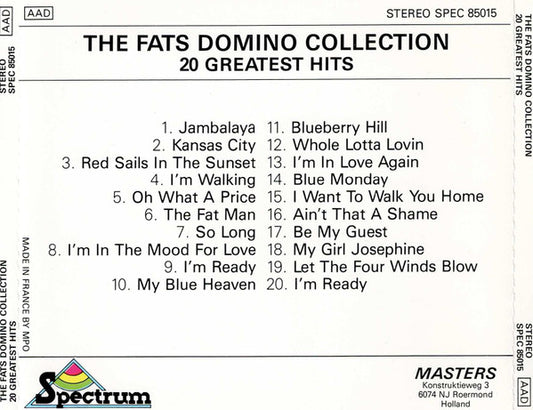 Fats Domino : The Fats Domino Collection - 20 Greatest Hits (CD, Comp)